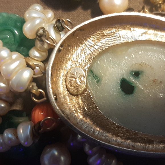 Vintage KJL, Kenneth Jay Lane oriental style necklace - Picture 3 of 3